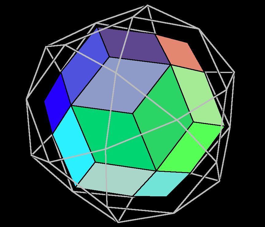 rhombic triacontaeder dual
